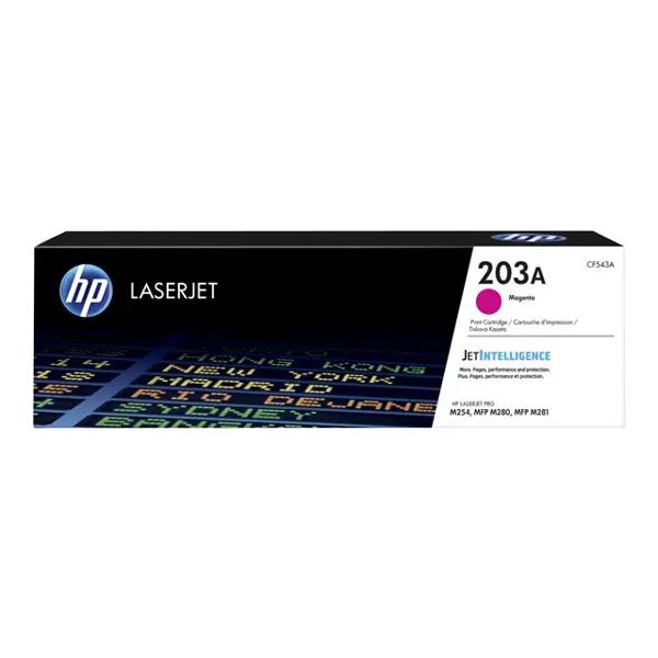 HP CF543A 203A Magenta Original LaserJet Toner CF543A