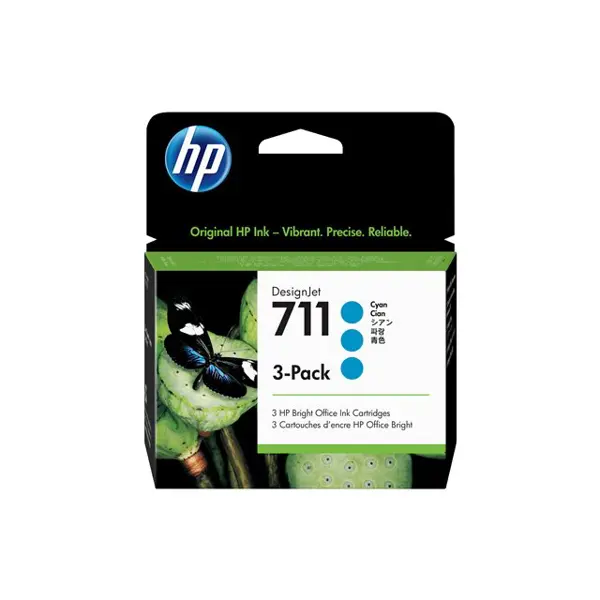 HP CZ134A No.711 Cyan  Orginalna tinta 3-pack