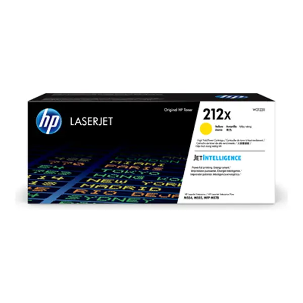 HP W2122X 212X High Yield Yellow Original Toner