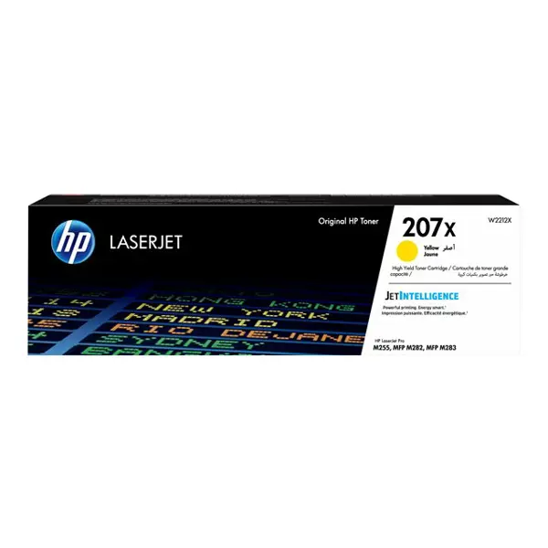 HP W2212X 207X Yellow LaserJet Toner Cartridge