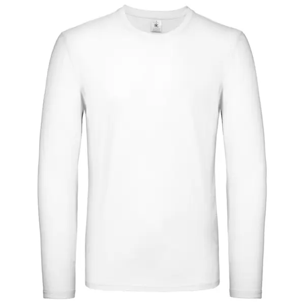 Majica dugi rukavi B&C #E150 LSL bijela 3XL