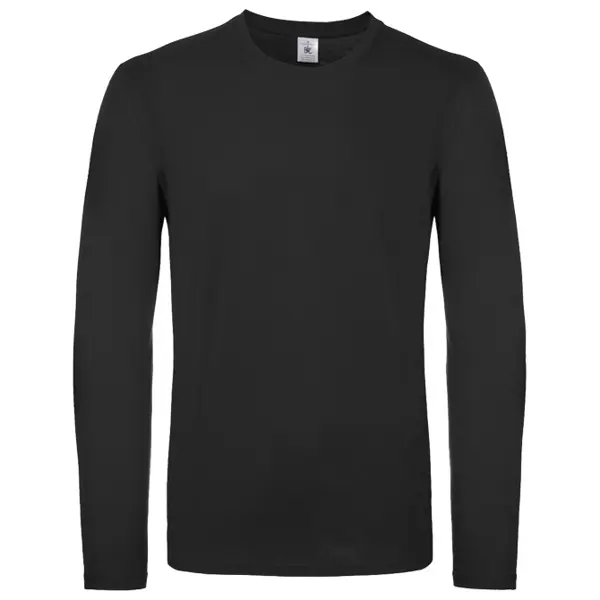 Majica dugi rukavi B&C #E150 LSL crna 3XL