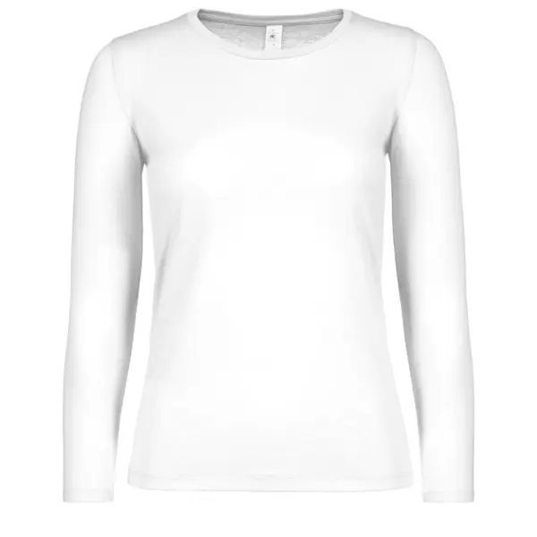 Majica dugi rukavi B&C #E150/women LSL bijela L