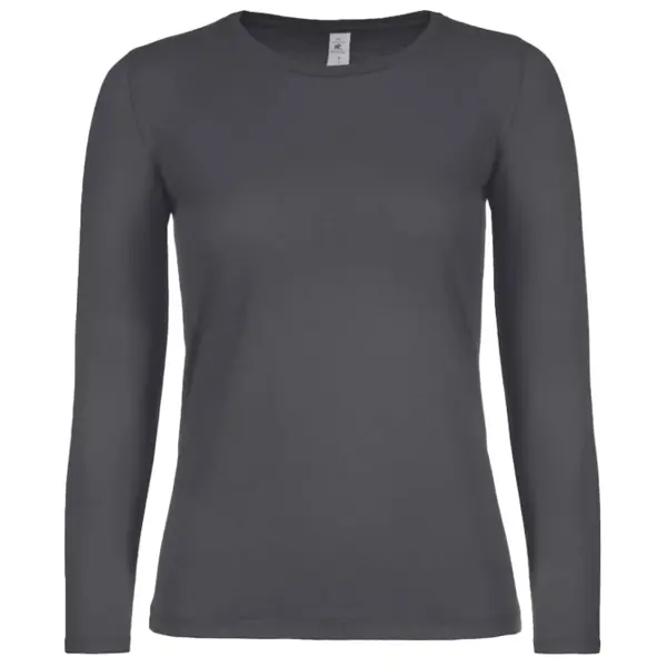 Majica dugi rukavi B&C #E150/women LSL tamnosiva L