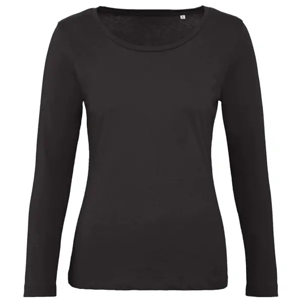 Majica dugi rukavi B&C Inspire LSL T/women 140g crna S!!