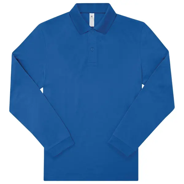 Majica dugi rukavi B&C MyPolo180 LSL 180g zagrebačko plava XL!!