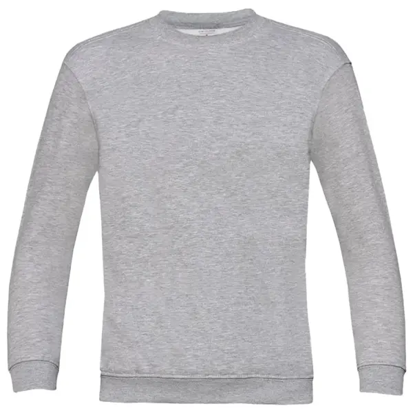 Majica dugi rukavi B&C Set In kids 280g 5/6 svijetlosiva!!