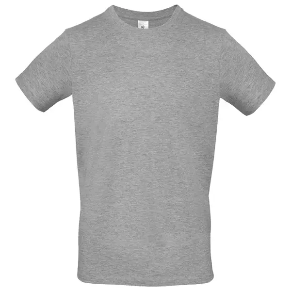 Majica kratki rukavi B&C #E190 svijetlo siva XL