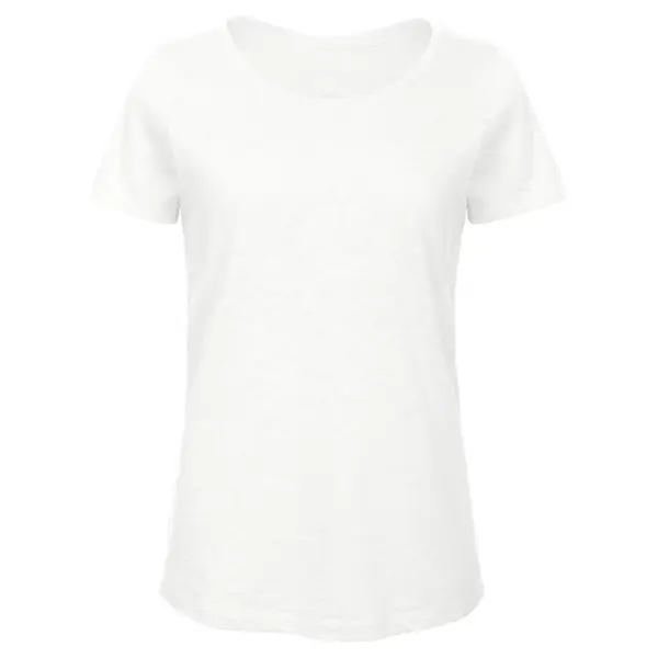Majica kratki rukavi B&C Inspire Slub T/women bijela S