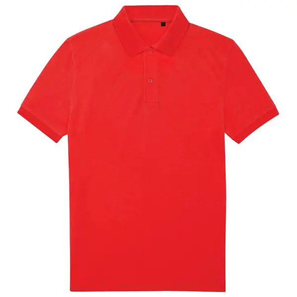 Majica kratki rukavi B&C MyEcoPolo 65/35 180g crvena M!!