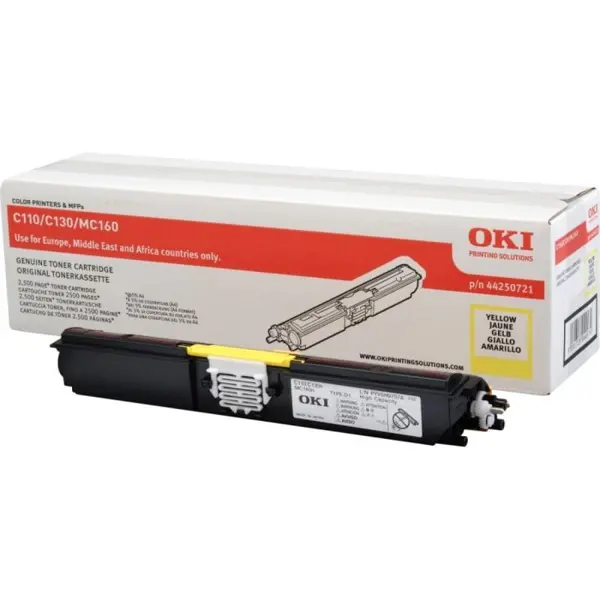 Oki C110/130 Yellow Originalni toner