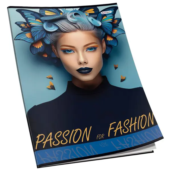 Teka meki uvez A4 čista 40L 80g sjaj+glitter Connect sortirani motivi