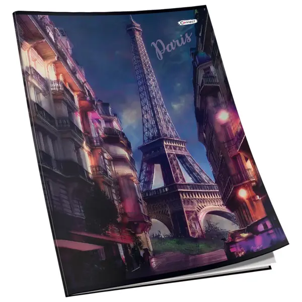 Teka meki uvez A4 čista 40L 80g sjaj+glitter Connect sortirani motivi