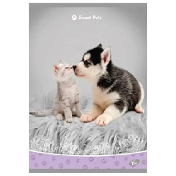 Teka meki uvez A4 karo 40+2L 80g Sweet pets Elisa sortirani motivi