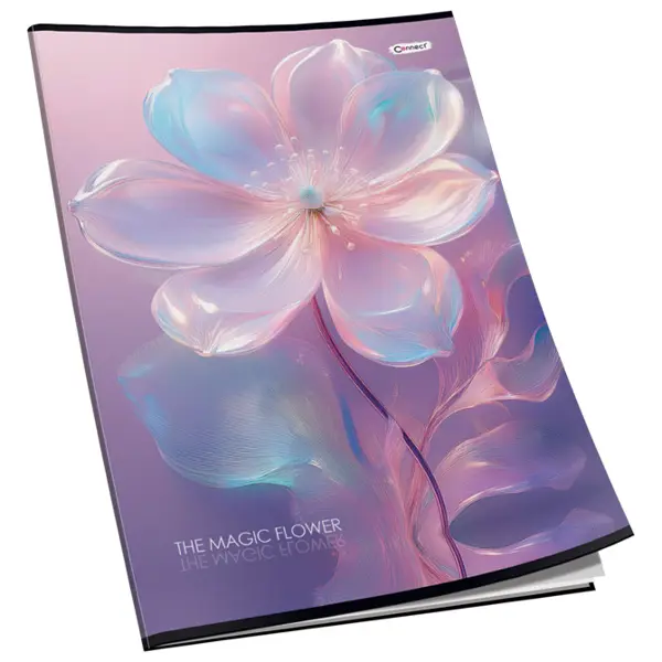 Teka meki uvez A4 karo 40L 80g sjaj+glitter Connect sortirani motivi