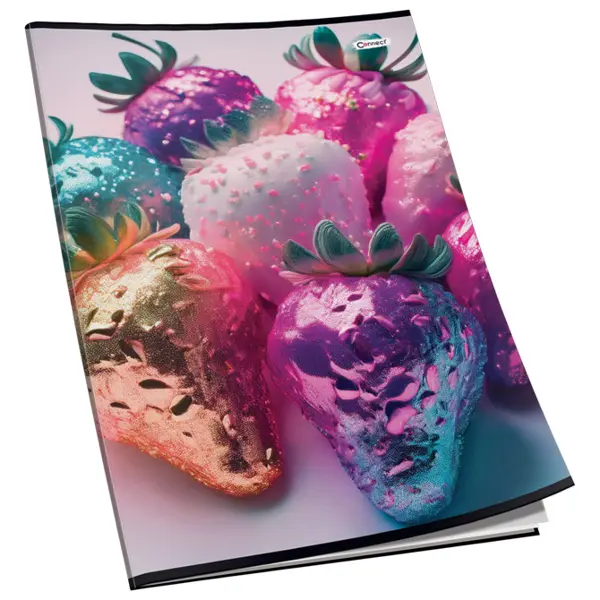 Teka meki uvez A4 karo 40L 80g sjaj+glitter Connect sortirani motivi