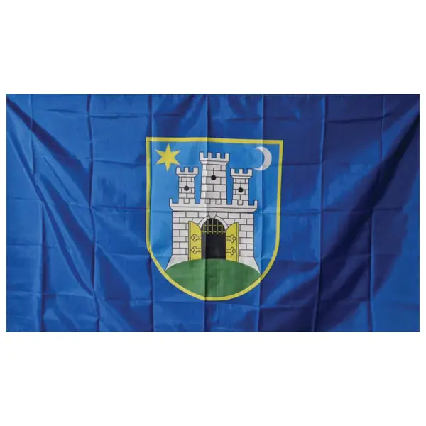Zastava grad Zagreb 100x200cm MESH vanjska-bez resica